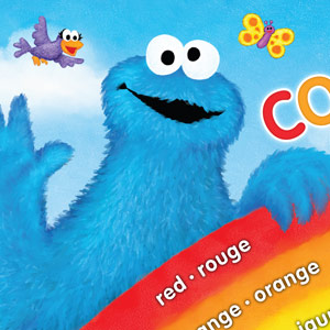 Sesame Street Colors Placemat Illustration